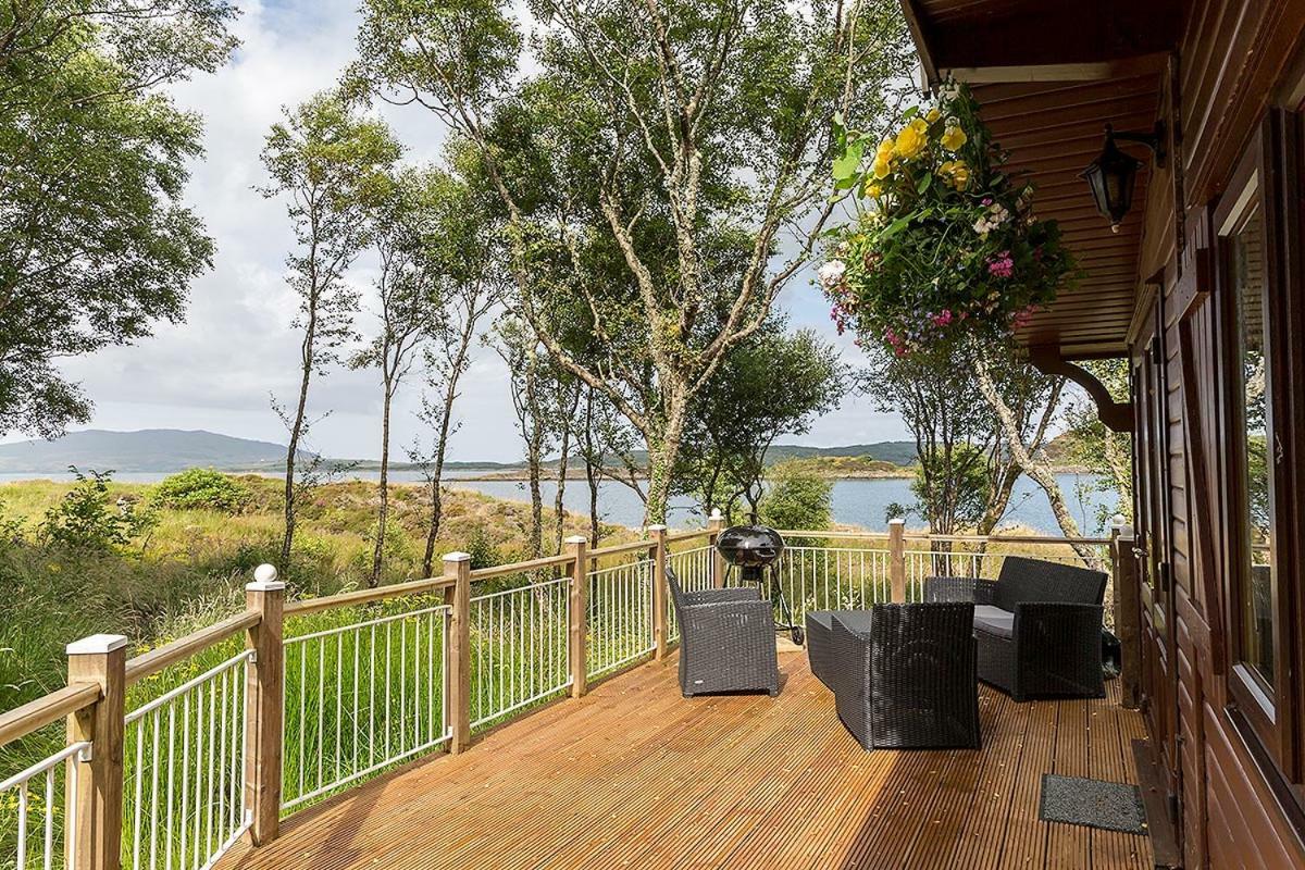 Lunga House Beach Lodges Craobh Haven Eksteriør bilde